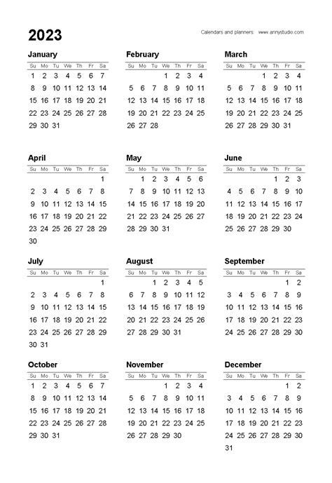 Calendario 2023 A5 Pdf Calendarios y planificadores imprimibles para el año 2023 A4, A3 a PDF y  PNG - 7calendar